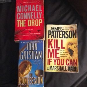 Books. Mystery book bundle.   James Patterson.